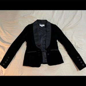 Oscar De La Renta velvet/silk blazer